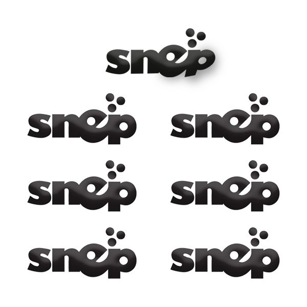 SNEP Autocolante - Medium - Blacks 7pcs