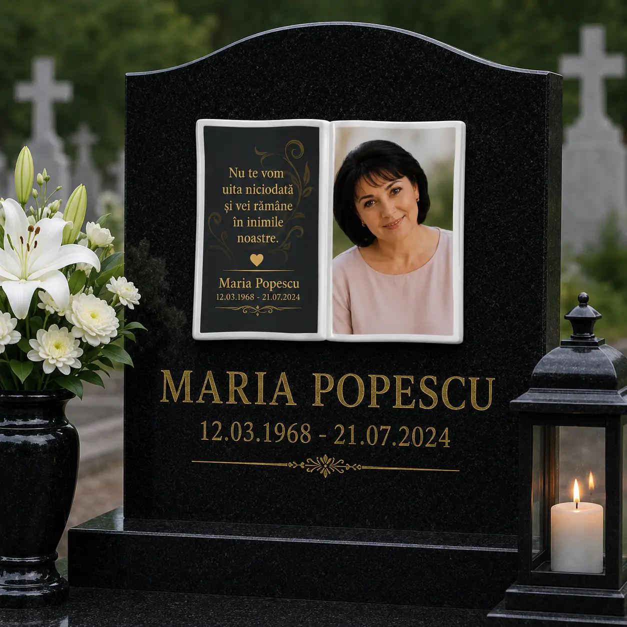 Poză ceramică Carte pentru monument — imaginea 2