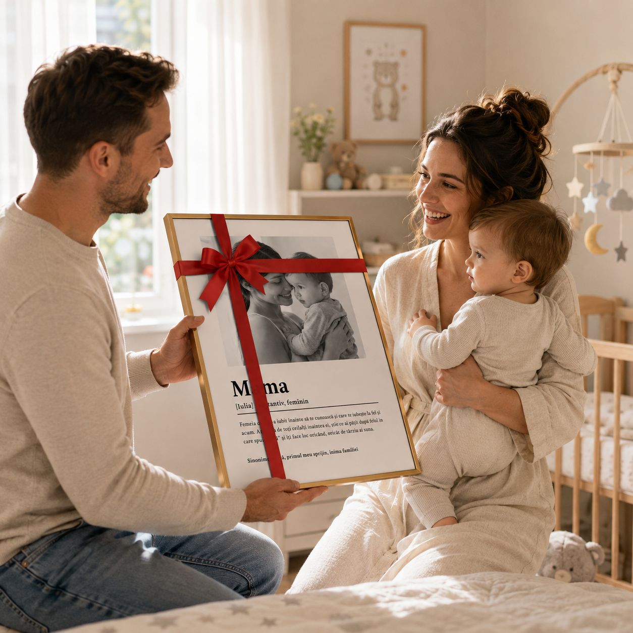 Tablou personalizat pentru mama