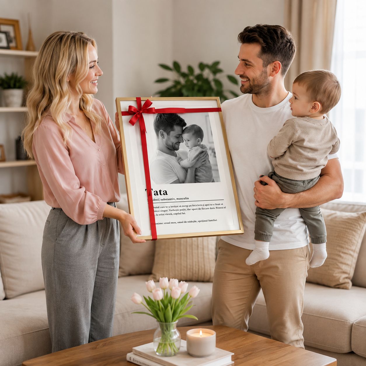 Tablou personalizat pentru tata